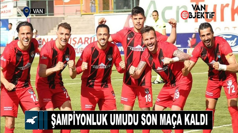 Vanspor’un şampiyonluk umudu son maça kaldı