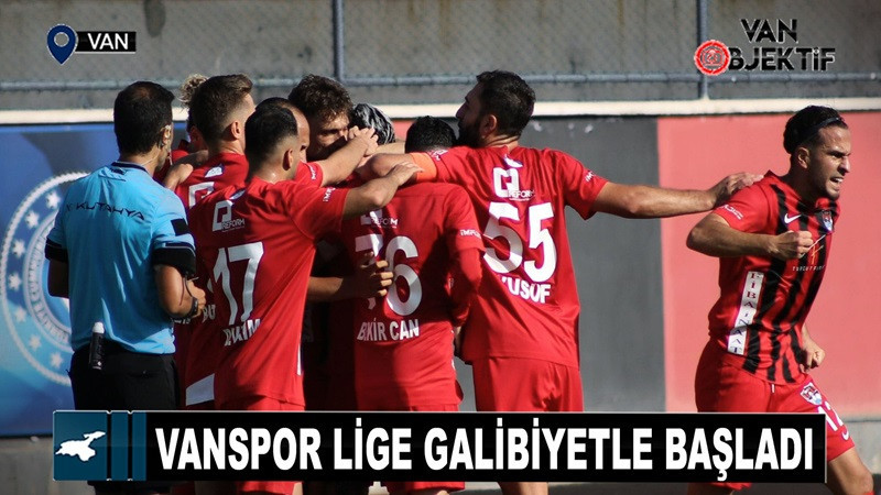 Vanspor lige galibiyetle başladı