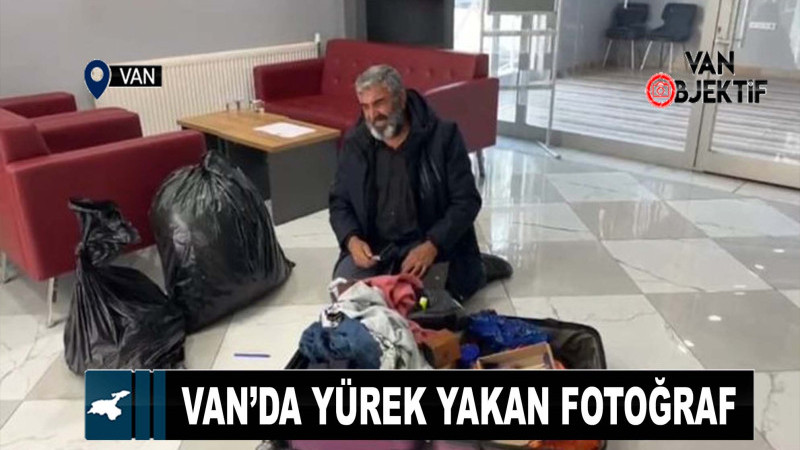 Van'da yürek yakan fotoğraf