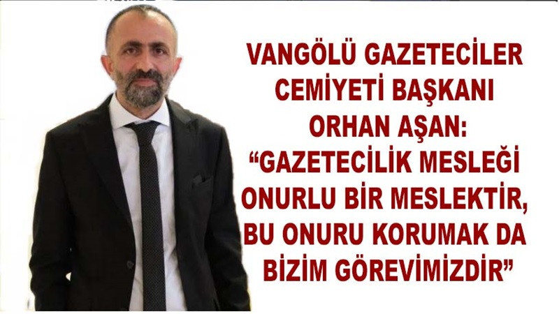 Başkan Aşan: “Gazetecilik mesleği onurlu bir meslektir, bu onuru korumak da bizim görevimizdir”