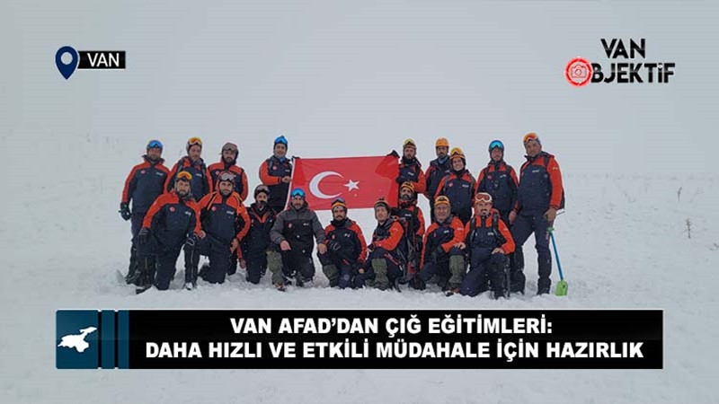 Van AFAD’dan Çığ Eğitimleri: Daha Hızlı ve Etkili Müdahale İçin Hazırlık