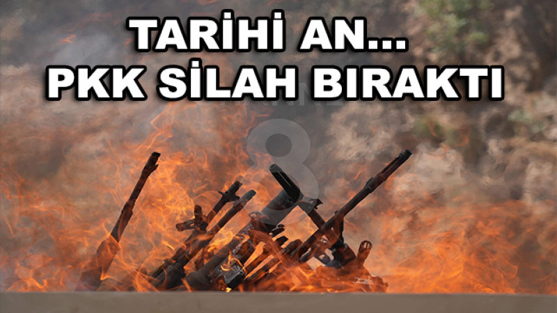 Tarihi An… PKK silah bıraktı