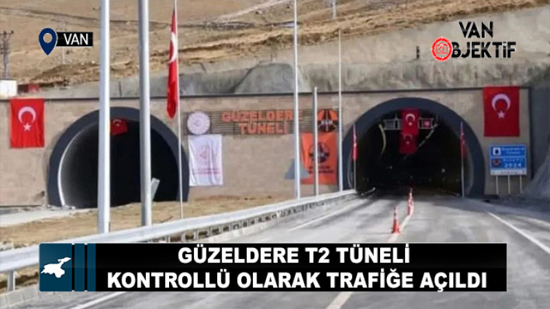 Güzeldere T2 Tüneli kontrollü olarak trafiğe açıldı