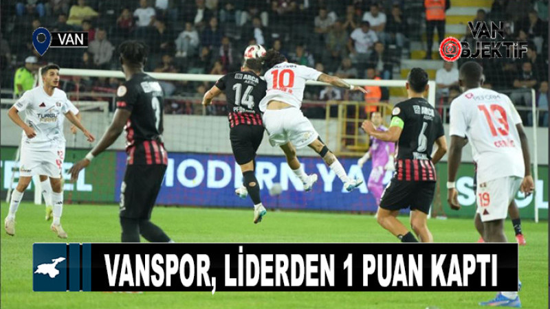 Vanspor, lider Çorum FK'ya çelme taktı! Çorum'un galibiyet serisi son buldu