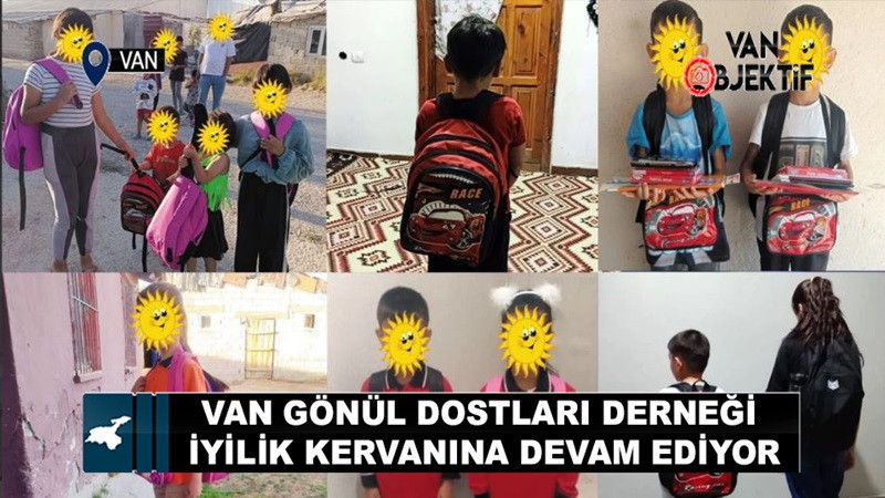Van Gönül Dostları Derneği iyilik kervanına devam ediyor