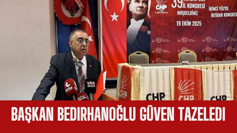 Başkan Bedirhanoğlu güven tazeledi 