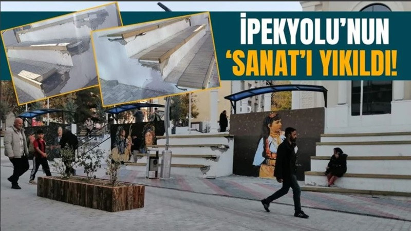 İpekyolu’nun ‘Sanat’ı yıkıldı!