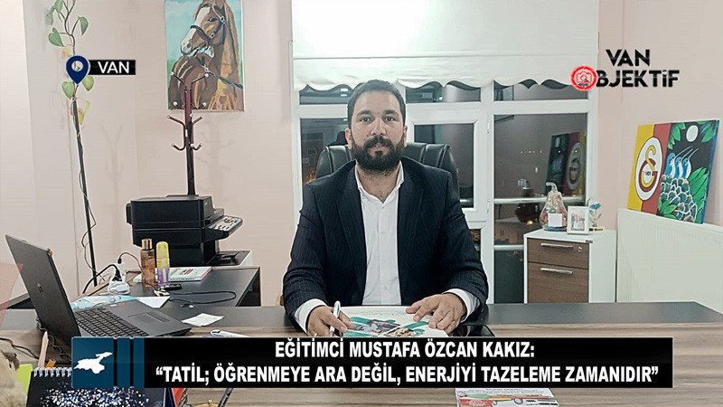 Eğitimci Mustafa Özcan Kakız: “Tatil, öğrenmeye ara değil; enerjiyi tazeleme zamanıdır”