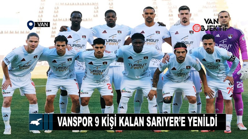 Vanspor 9 kişi kalan Sarıyer'e yenildi