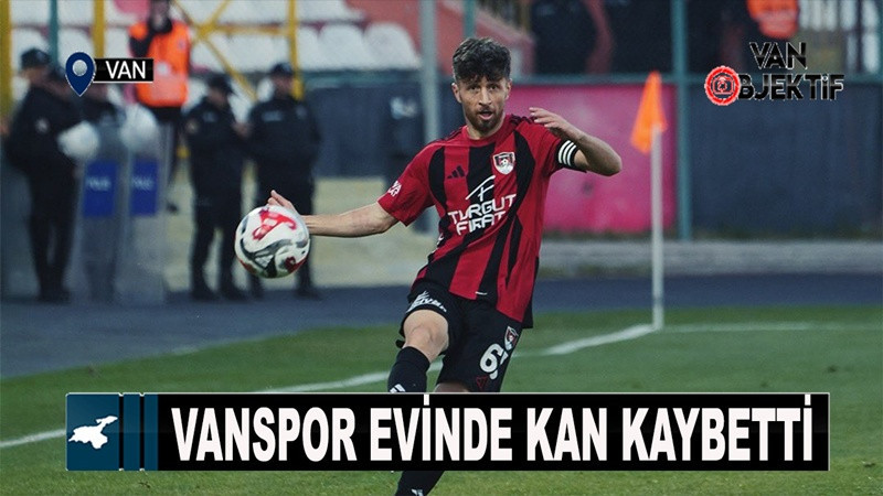 Vanspor evinde kan kaybetti: 1-0 yenildi