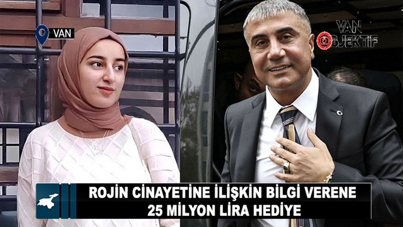 Rojin cinayetine ilişkin bilgi verene 25 milyon lira hediye