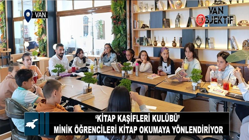 ‘Kitap Kaşifleri Kulübü’ minik öğrencileri kitap okumaya yönlendiriyor