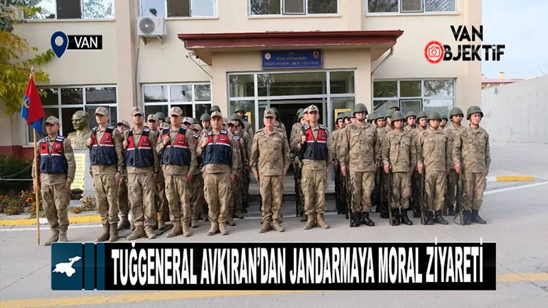 Tuğgeneral Avkıran’dan jandarma birliklerine moral ziyareti