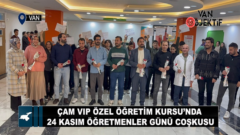 Çam VIP Özel Öğretim Kursu’nda Öğretmenler Günü Coşkusu