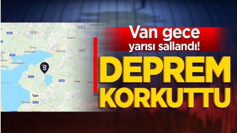 Van’da korkutan deprem!