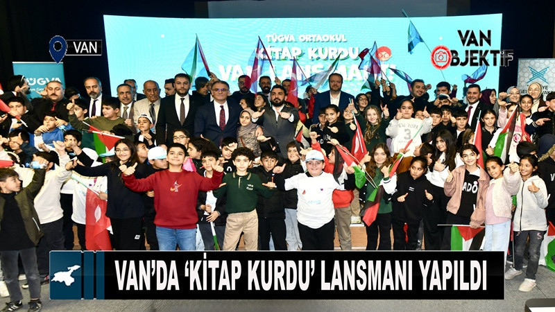 Van’da ‘Kitap Kurdu’ lansmanı yapıldı