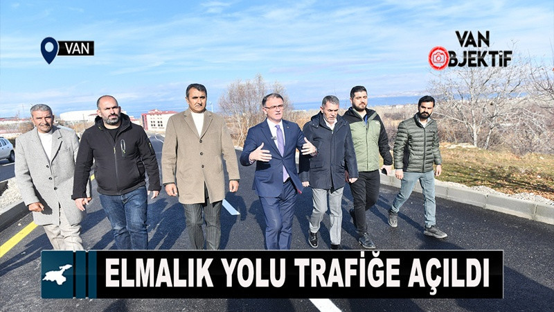 Elmalık Yolu Trafiğe Açıldı