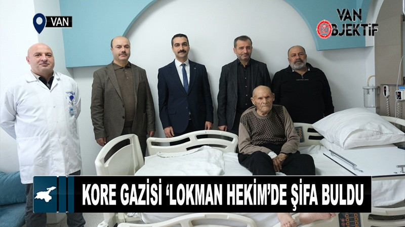 Kore Gazisi Tevfik Gezgen 'Lokman Hekim'de Şifa Buldu