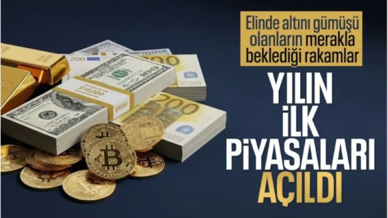 Yıla toparlanarak başladılar! Altın ve gümüş yatırımcısının yüzünü güldü