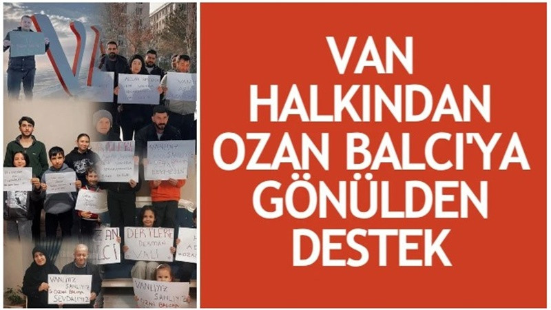 Van halkından Vali Ozan Balcı’ya gönülden destek
