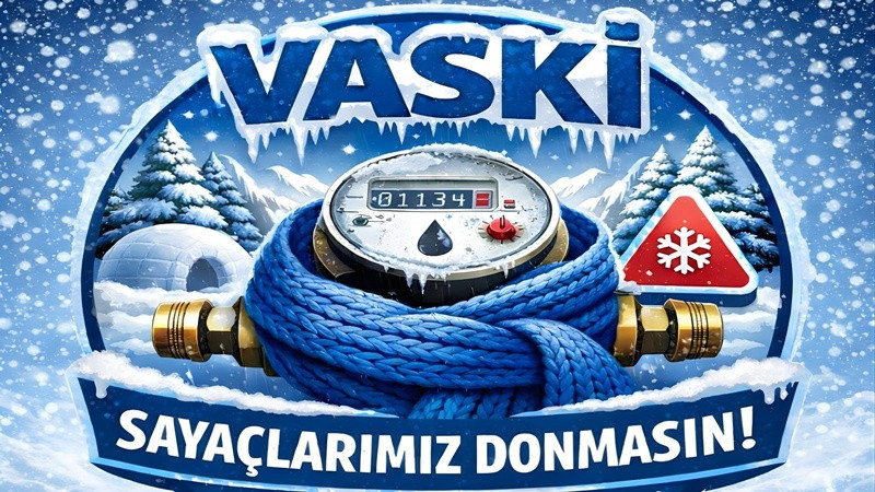 VASKİ’den su sayaçları için don uyarısı