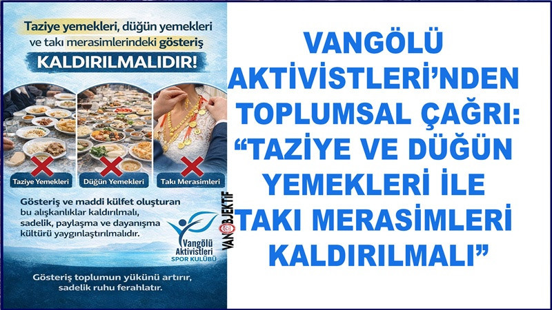 VanGölü Aktivistleri’nden Toplumsal Çağrı