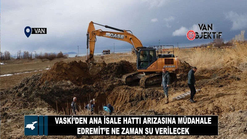 VASKİ’den Ana İsale Hattı Arızasına Yoğun Müdahale