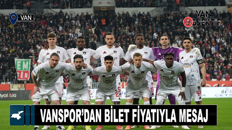 Vanspor'dan Bilet Fiyatıyla Mesaj