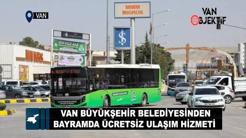 Bayramda Ücretsiz Ulaşım Hizmeti