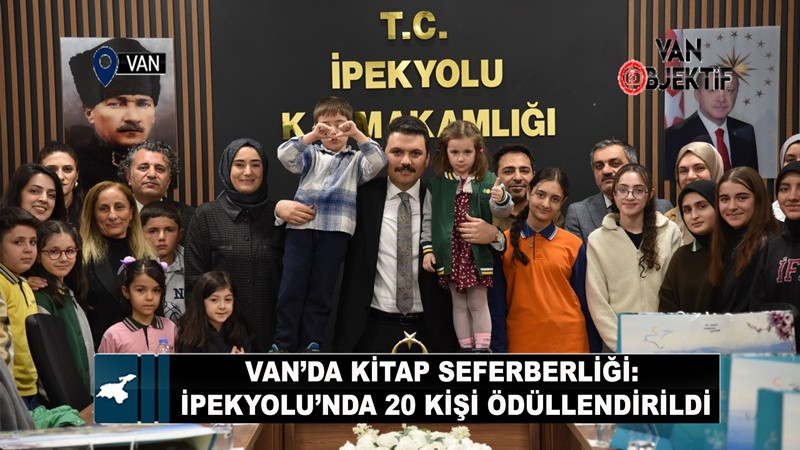 Van’da Kitap Seferberliği: İpekyolu’nda 20 Kişi Ödüllendirildi