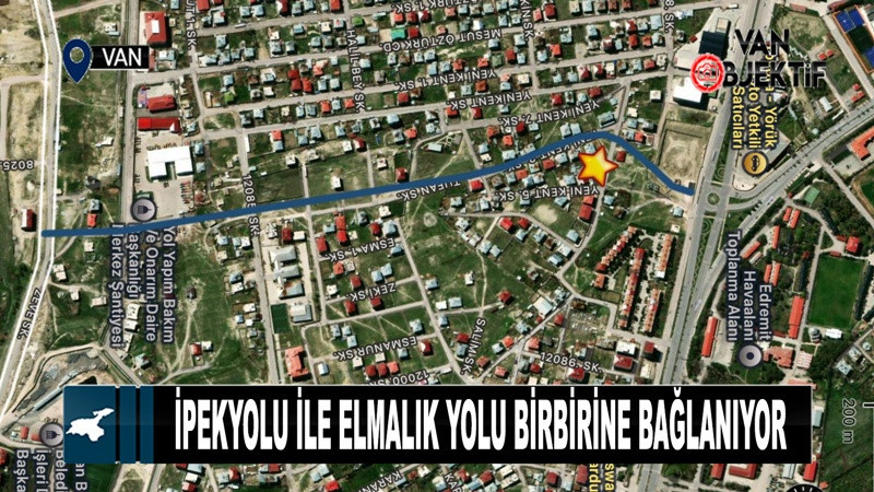 İpekyolu İle Elmalık Yolu Birbirine Bağlanıyor
