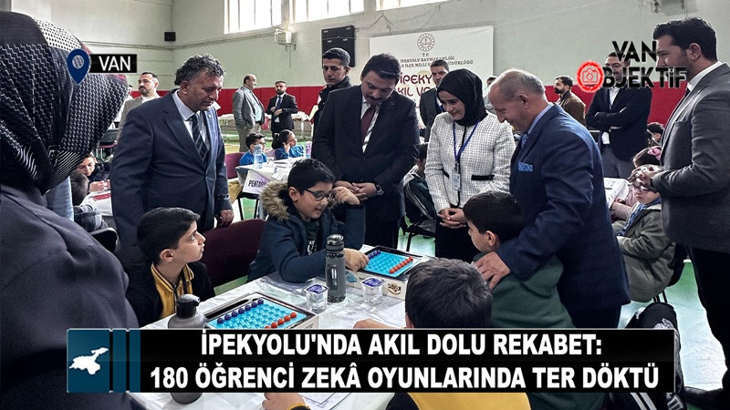 İpekyolu'nda akıl dolu rekabet: 180 öğrenci zekâ oyunlarında ter döktü