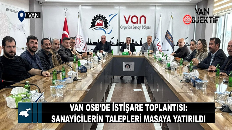 Başkan Memet Aslan sanayicilerle bir araya geldi