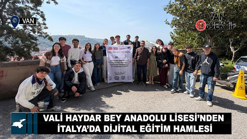 Vali Haydar Bey Anadolu Lisesi’nden İtalya’da dijital eğitim hamlesi