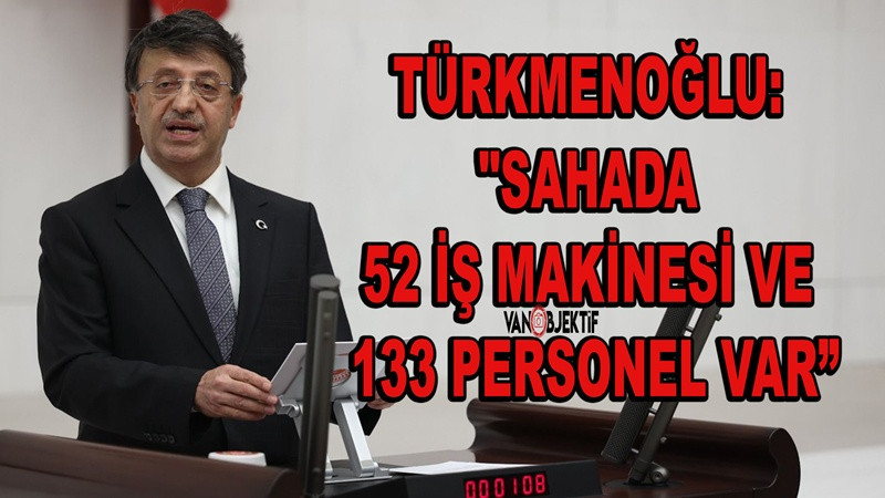 Milletvekili Türkmenoğlu 