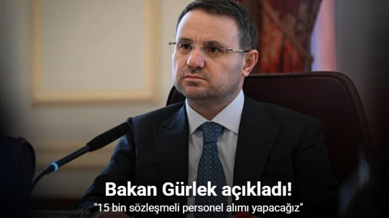 Adalet Bakanı Gürlek: 