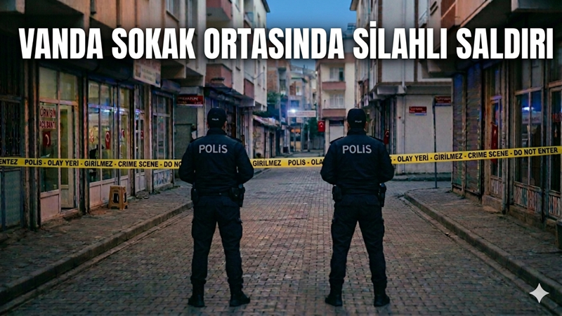 Van’da Sokak Ortasında Silahlı Saldırı: Bacağından Vurulan Şahıs Kanlar İçinde Kaldı