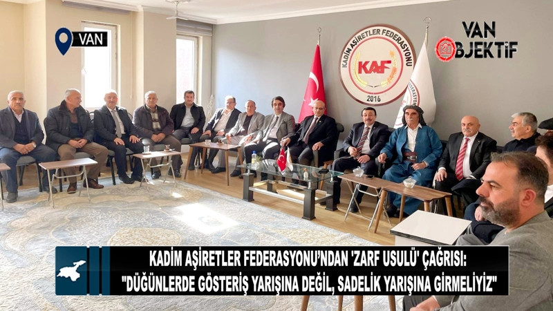 Kadim Aşiretler Federasyonu Genel Başkanı Rasim Aslan'dan 'zarf usulü' çağrısı