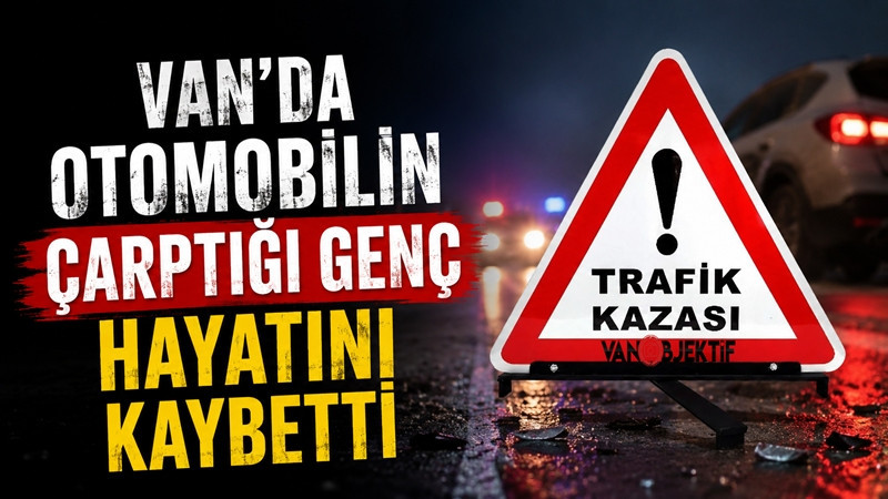 Van'da Otomobilin Çarptığı Genç Hayatını Kaybetti