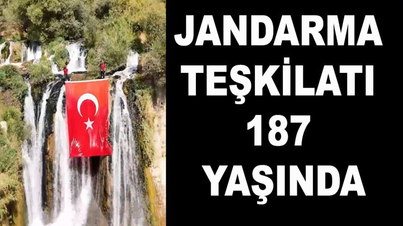 Jandarma teşkilatı 187 yaşında