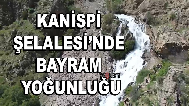 Kanispi Şelalesi’nde Bayram Yoğunluğu