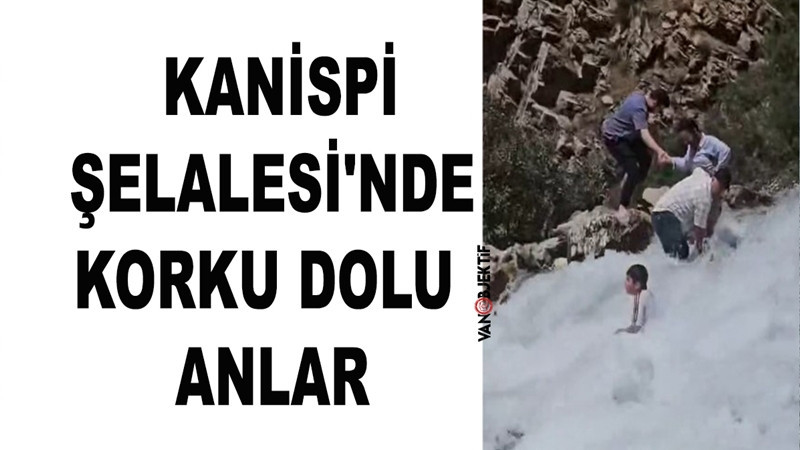 Kanispi Şelalesi'nde korku dolu anlar: Akıntının ortasında kalan çocuk son anda kurtarıldı