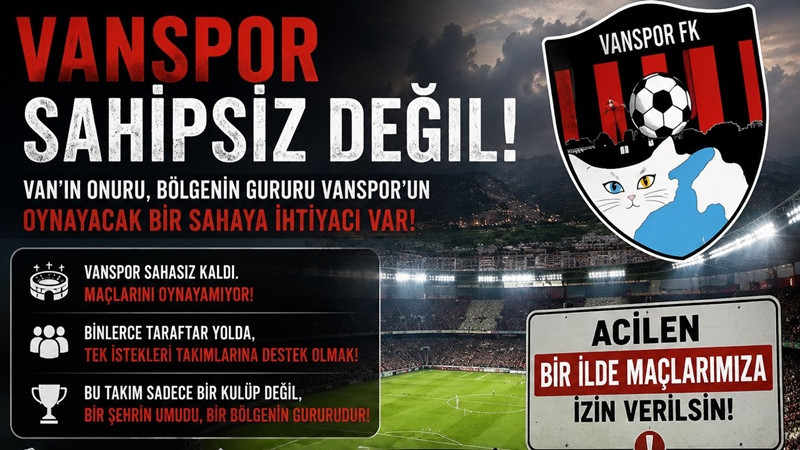 Zahir Kandaşoğlu’ndan Vanspor için acil çağrı: