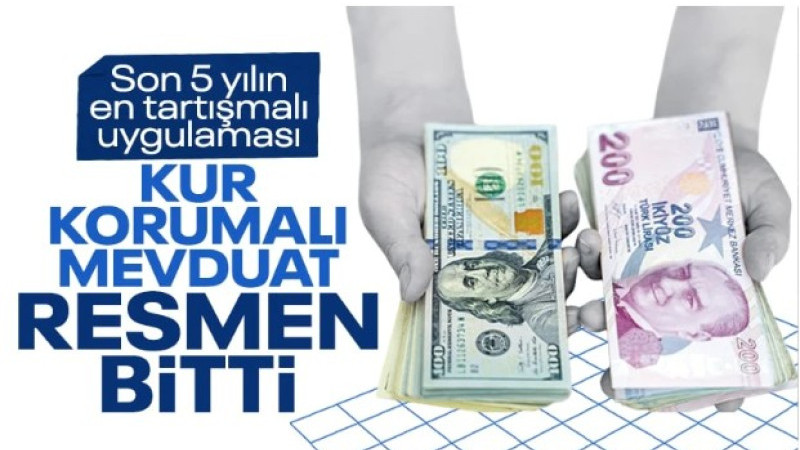 Kur Korumalı Mevduat (KKM) sona erdi