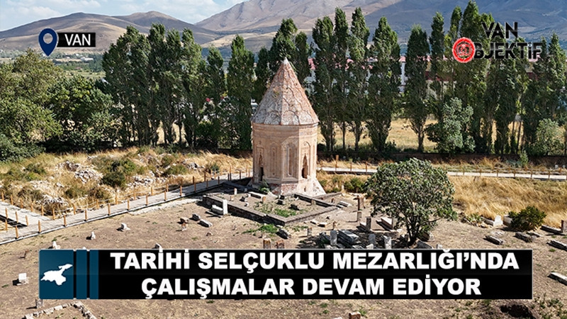 Tarihi Selçuklu Mezarlığı’nda çalışmalar devam ediyor