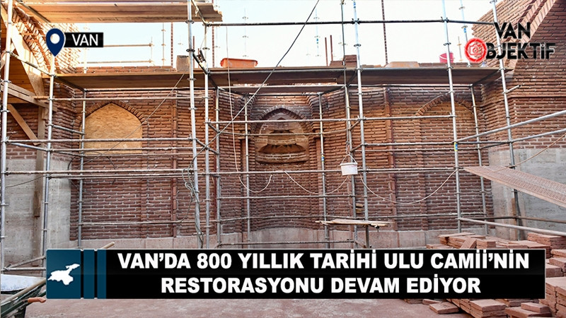 800 yıllık tarihi Ulu Camii’nin restorasyonu devam ediyor 