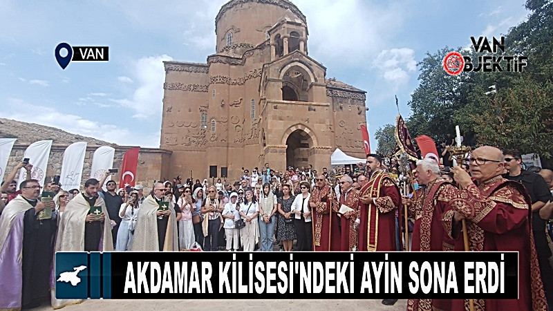 Akdamar Kilisesi'ndeki 14'üncü ayin sona erdi