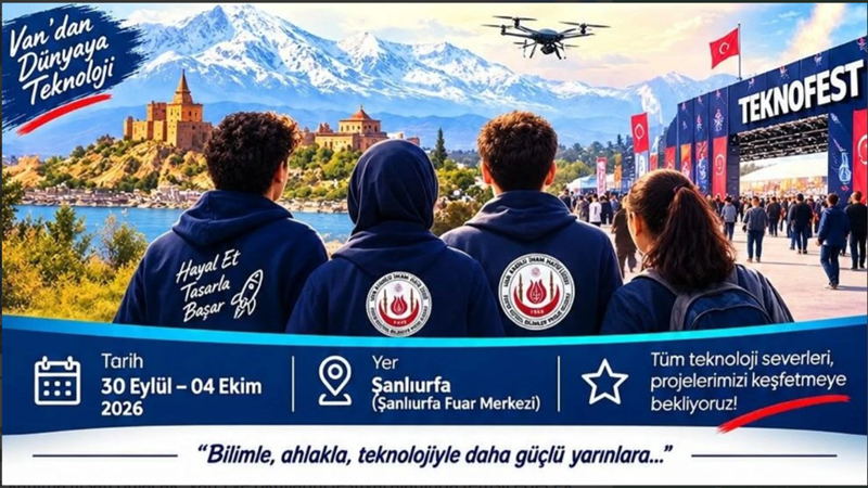 Van Anadolu İmam Hatip Lisesinden TEKNOFEST'e 100 kişilik katılım