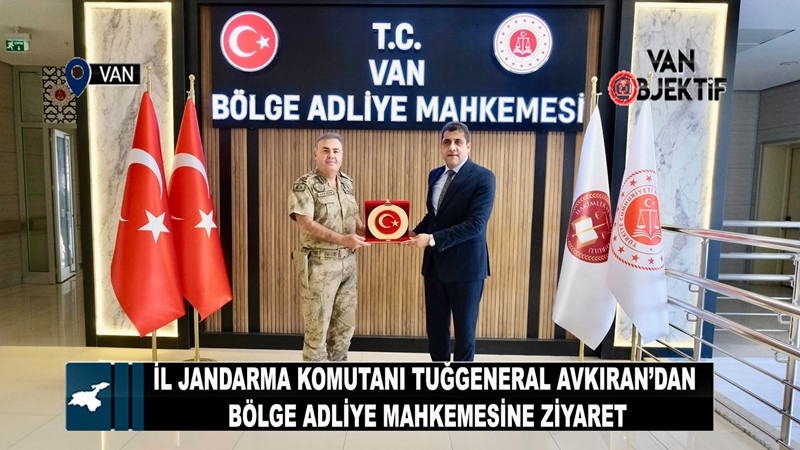 Tuğgeneral Avkıran’dan Bölge Adliye Mahkemesine Ziyaret