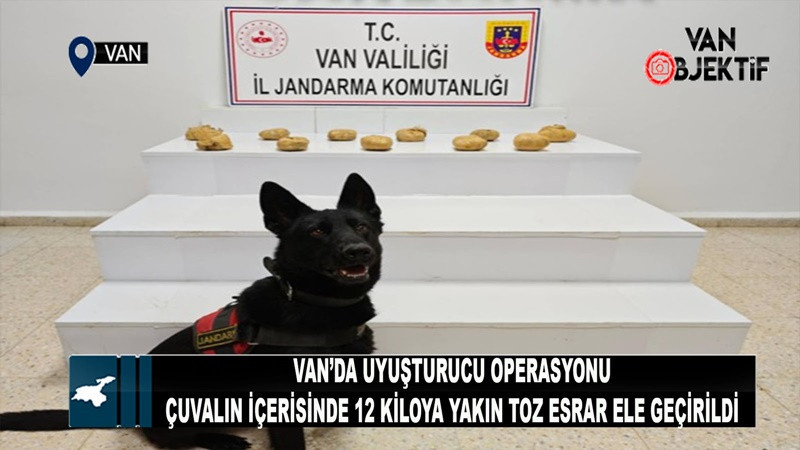 Başkale'de yaklaşık 12 kilo toz esrar ele geçirildi